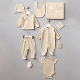 Star Bear Themed Hospital Outfit 10-Piece Set Newborn Baby Boys (0-6 Months) - B047.10092.03