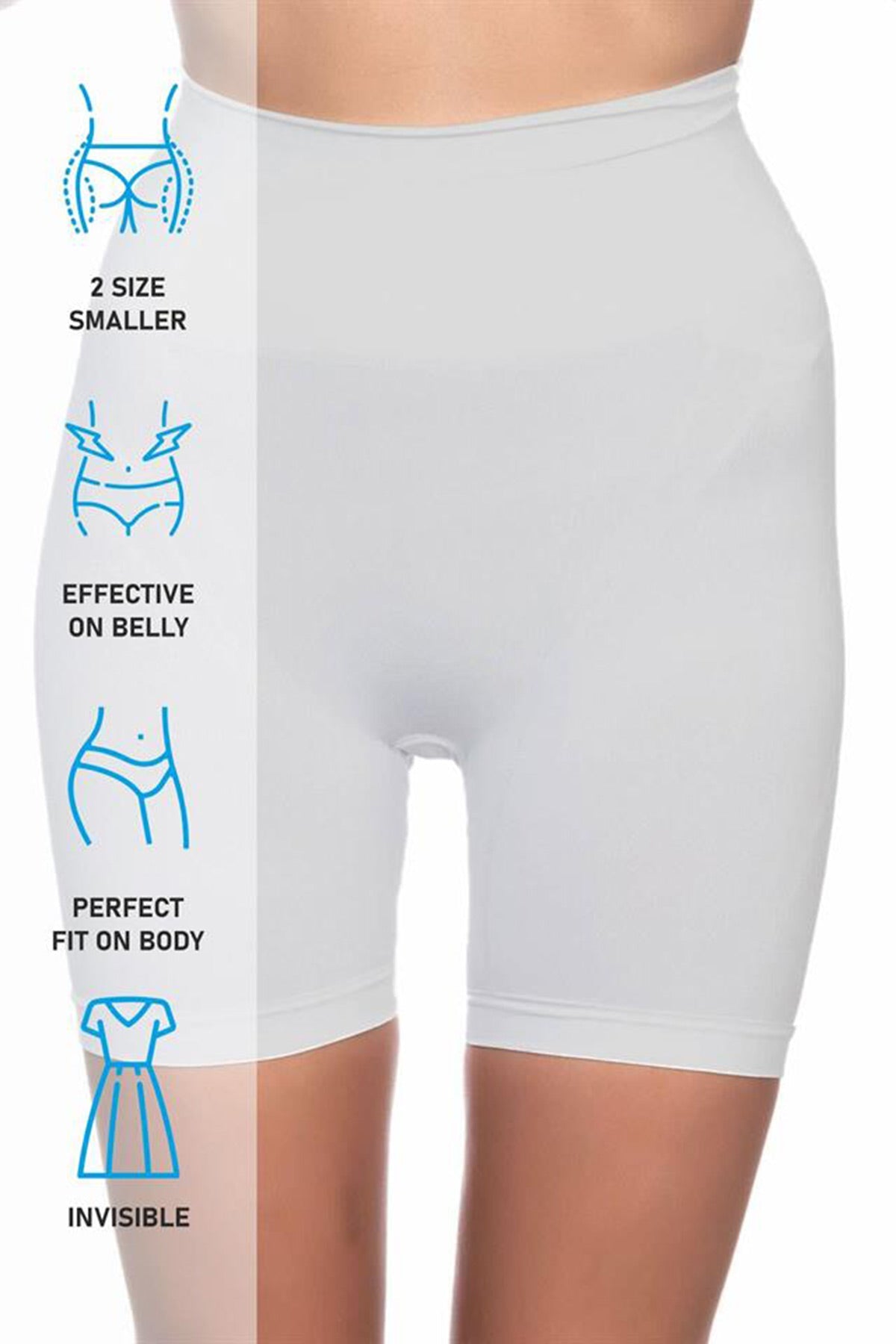 Low-Waisted Double Pants Postpartum Corset Ecru - 2017