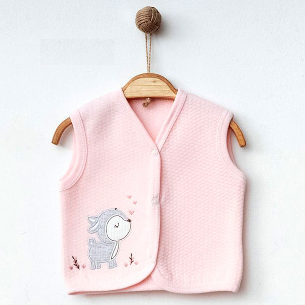 3-Pack Heart Quilted Baby Girl Vests Pink (0-3)(3-6)(6-9) Months - 239.44119