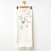 Butterfly Themed Baby Blanket Ecru - A020.11395