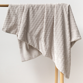 Embossed Velboa Baby Blanket Grey - B047.95024.06
