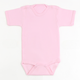 Short Sleeve Kids Bodysuit Pink (1-3 Years) - S001.0004
