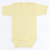 Short Sleeve Kids Bodysuit Yellow (1-3 Years) - S001.0004