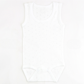 Strap Motif Kids Bodysuit Ecru (1-3 Years) - S001.0165
