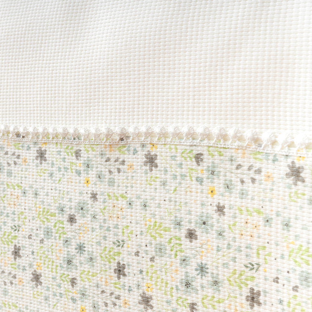 Flower Themed Waffle Hospital Outfit 10-Piece Set Newborn Baby Mint (0-3 Months) - S001.2106.11