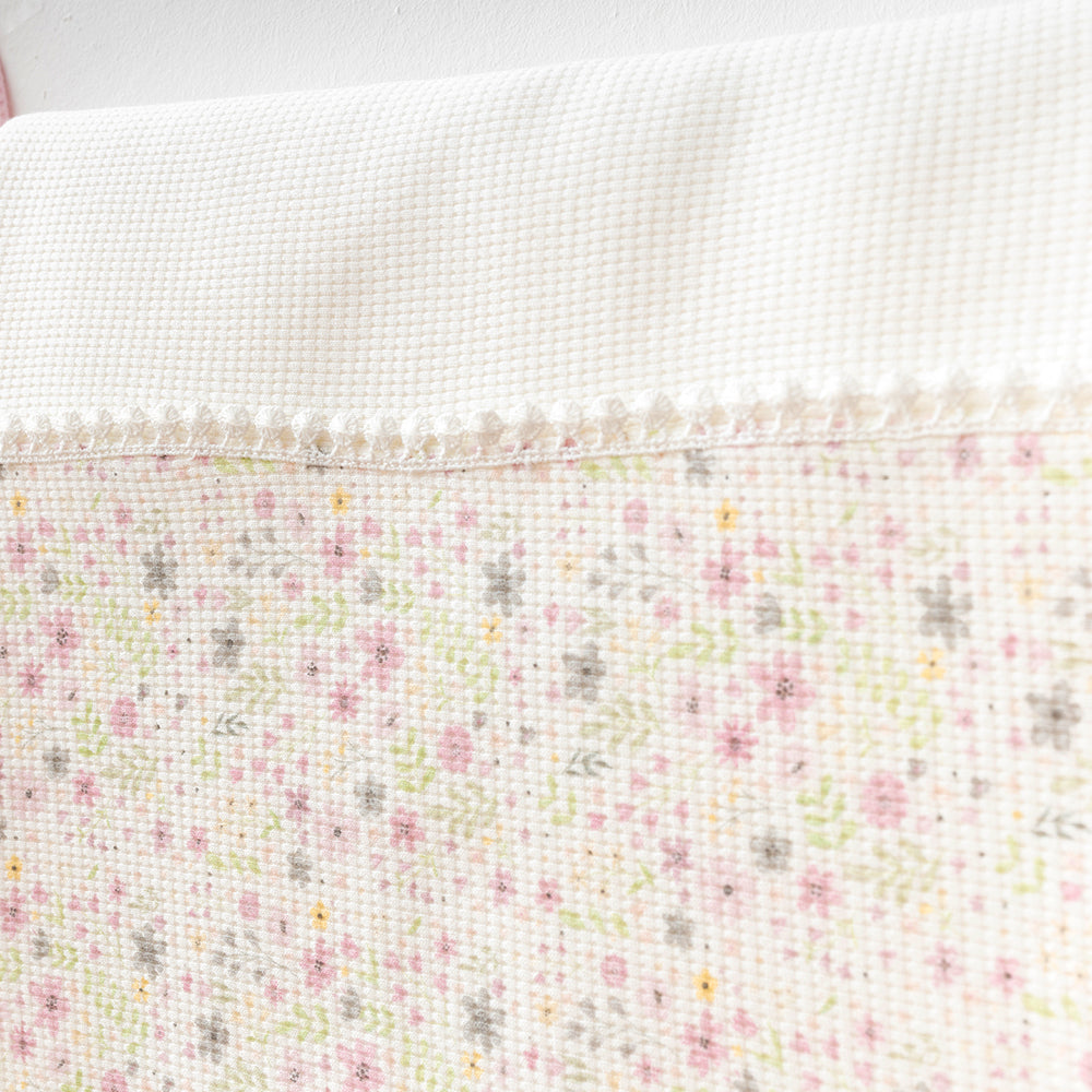 Flower Themed Waffle Hospital Outfit 10-Piece Set Newborn Baby Pink (0-3 Months) - S001.2106.2