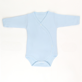 Double Breasted Baby Bodysuit Blue (0-3 Months) - S001.5903