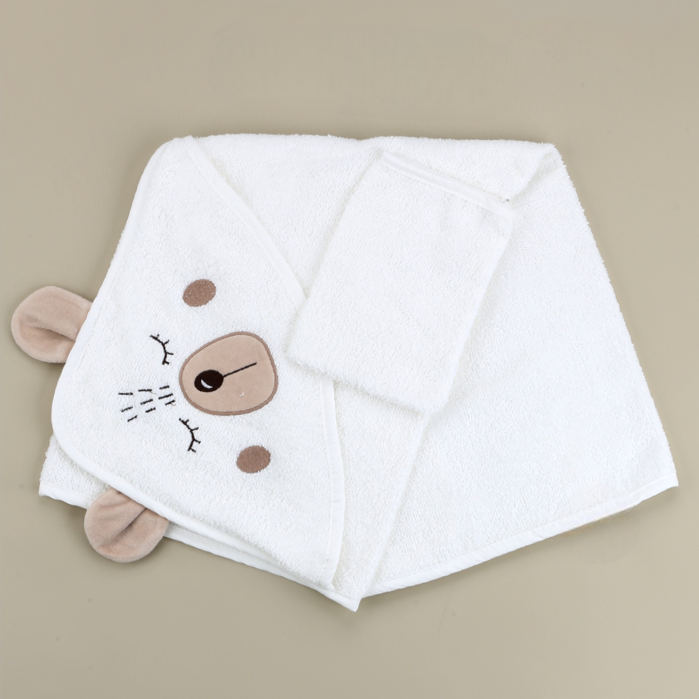 Sweety Bear Themed Baby Towel Coffee - SP001.140.9