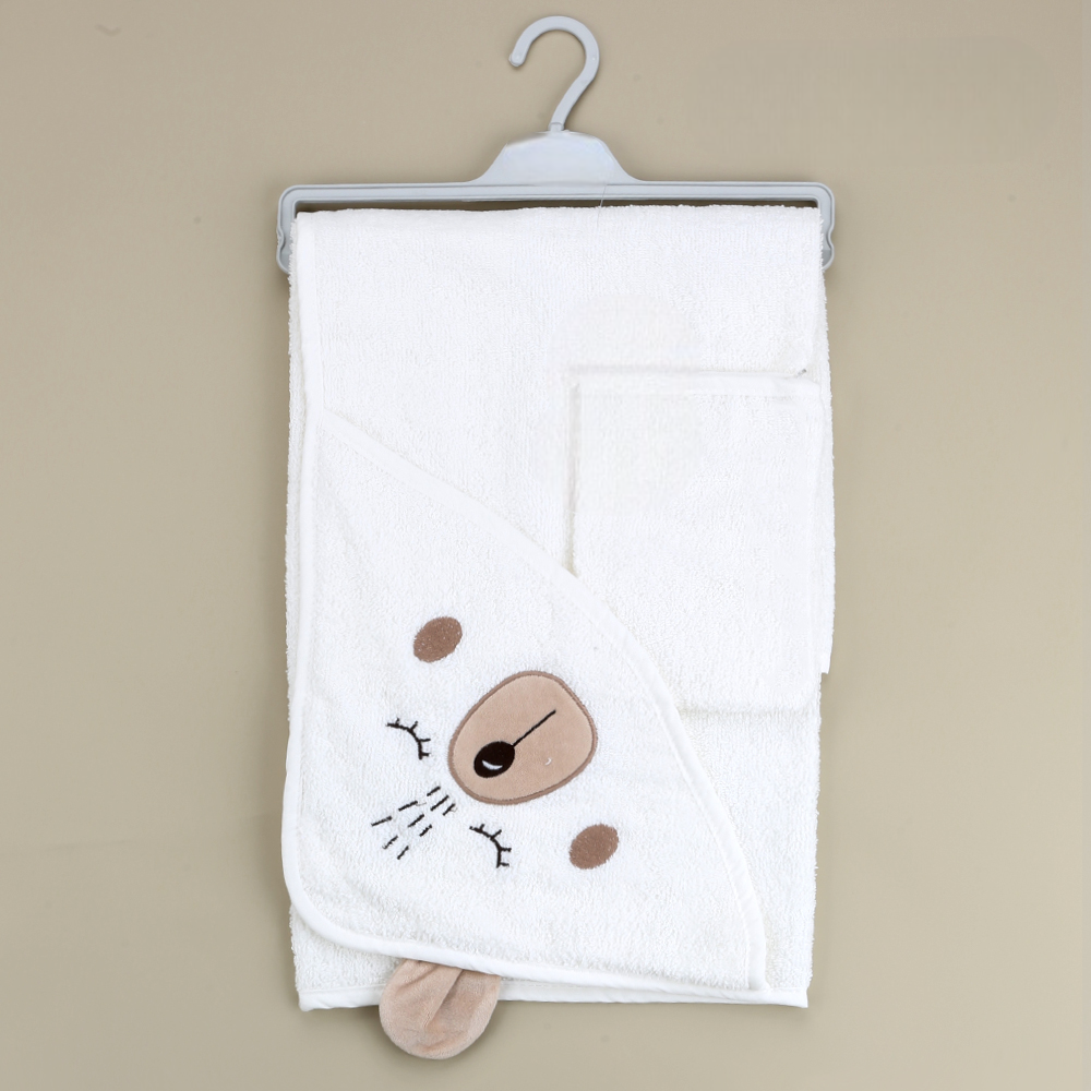 Sweety Bear Themed Baby Towel Coffee - SP001.140.9