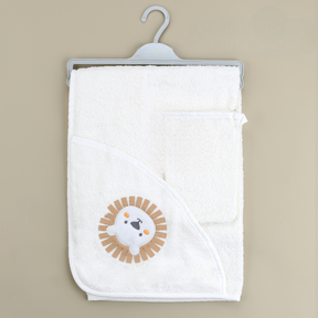 Lion Themed Baby Towel Coffee - SP001.141.9