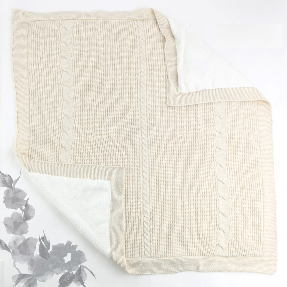 Elegant Themed Baby Blanket Coffee - 001.4152
