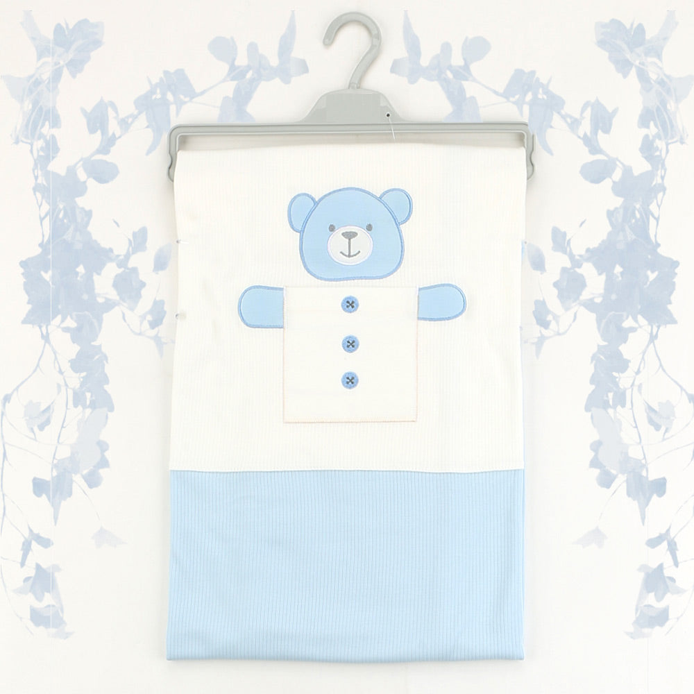 Bear Themed Baby Blanket Blue - 001.9182