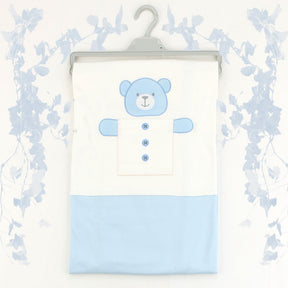 Bear Themed Baby Blanket Blue - 001.9182
