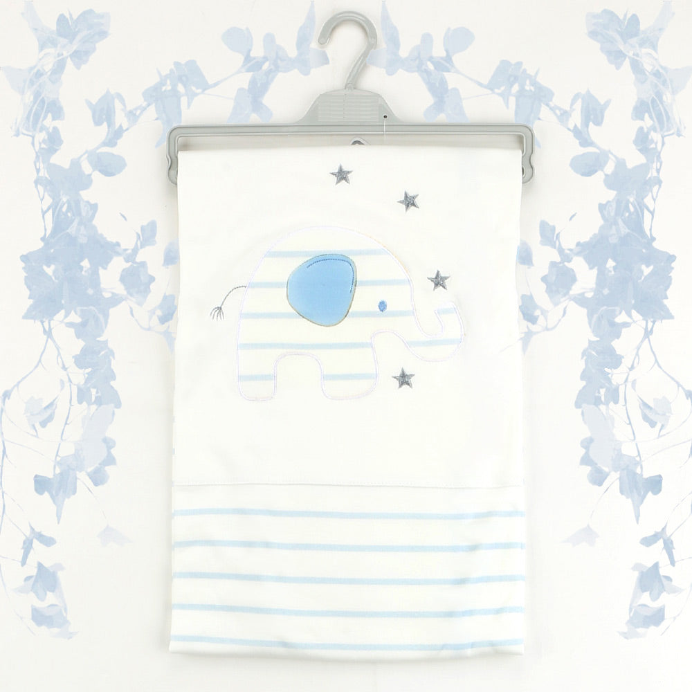 Elephant Themed Baby Blanket Blue - 001.9185