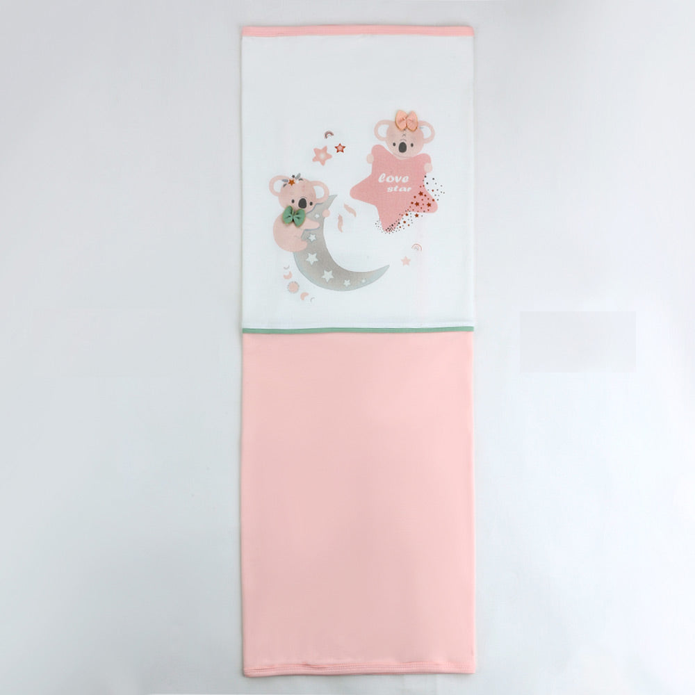 Moon Star Themed Baby Blanket Salmon - 001.9186