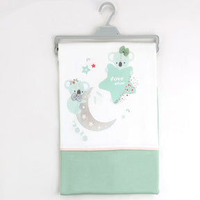 Moon Star Themed Baby Blanket Green - 001.9186
