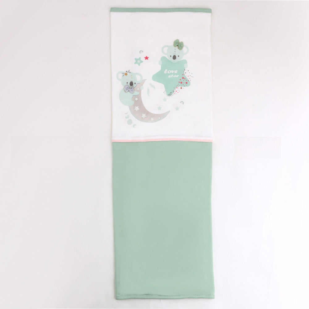 Moon Star Themed Baby Blanket Green - 001.9186