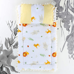 Muslin Fabric Baby Diaper Changing Cushion Yellow - S001.9214