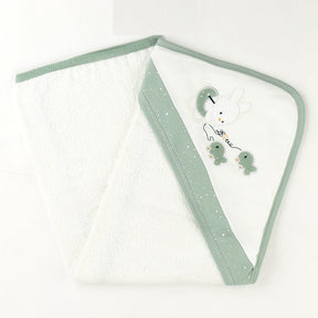 Fish Themed Baby Boy Towel Green - 001.9879
