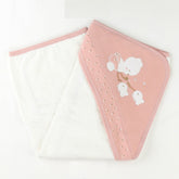 Fish Themed Baby Girl Towel Dried Rose - 001.9880