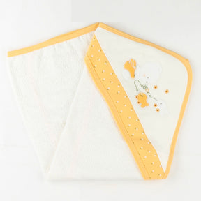 Fish Themed Baby Girl Towel Yellow - 001.9880