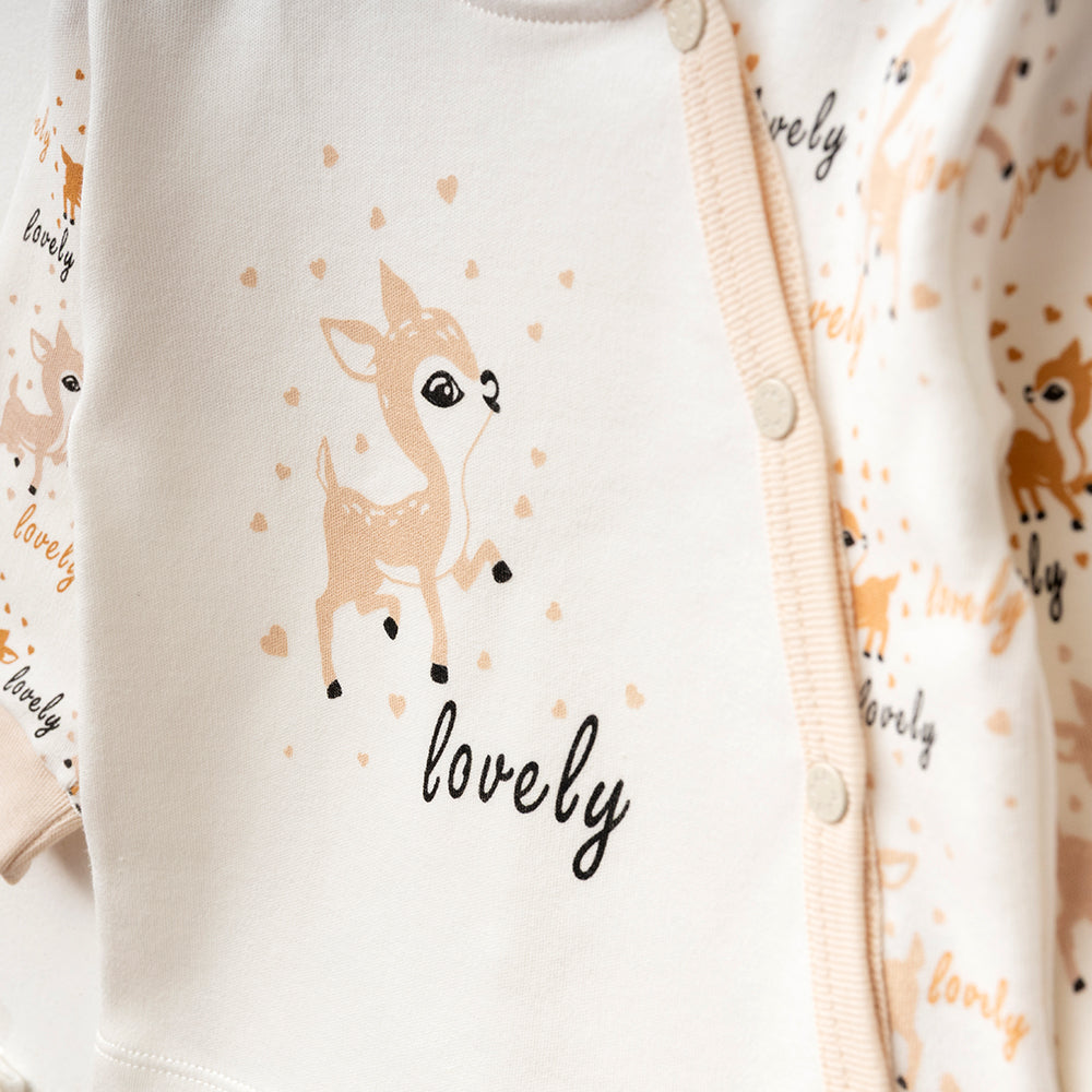Lovely Themed Hospital Outfit 10-Piece Set Newborn Baby Beige (0-6 Months) - A020.10333