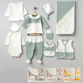 Embroidery Themed Hospital Outfit 10-Piece Set Newborn Baby (0-6 Months) - G024.6643