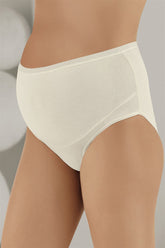 Lycra Single Jersey Bato Maternity Panties Ecru - 142