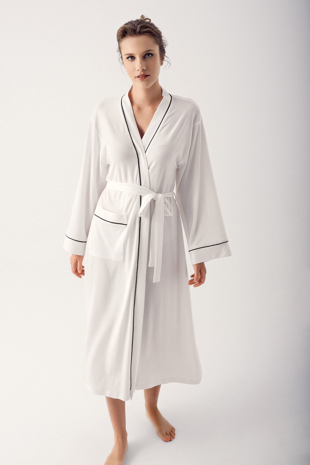 Double Breastfeeding 4-Piece Maternity-Nursing Set Ecru - 406209