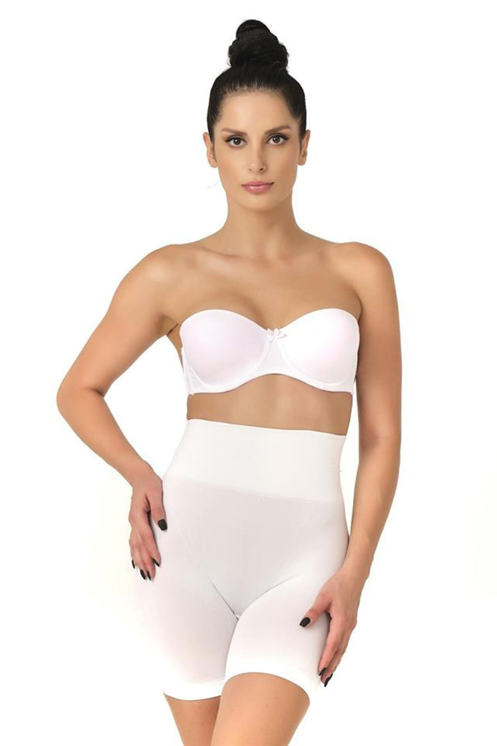 Low-Waisted Double Pants Postpartum Corset White - 2017