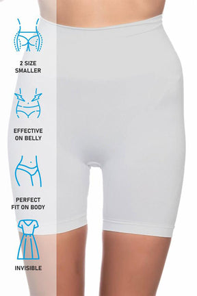 Low-Waisted Double Pants Postpartum Corset Ecru - 2017