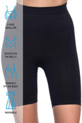 Low-Waisted Double Pants Postpartum Corset Black - 2017