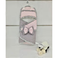 Striped Baby Swaddle Pink - BE233.1111