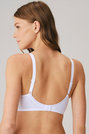 Covered Non-Underwired Nursing Bra White - 3632