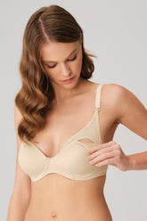 Covered Non-Underwired Nursing Bra Skin - 3632