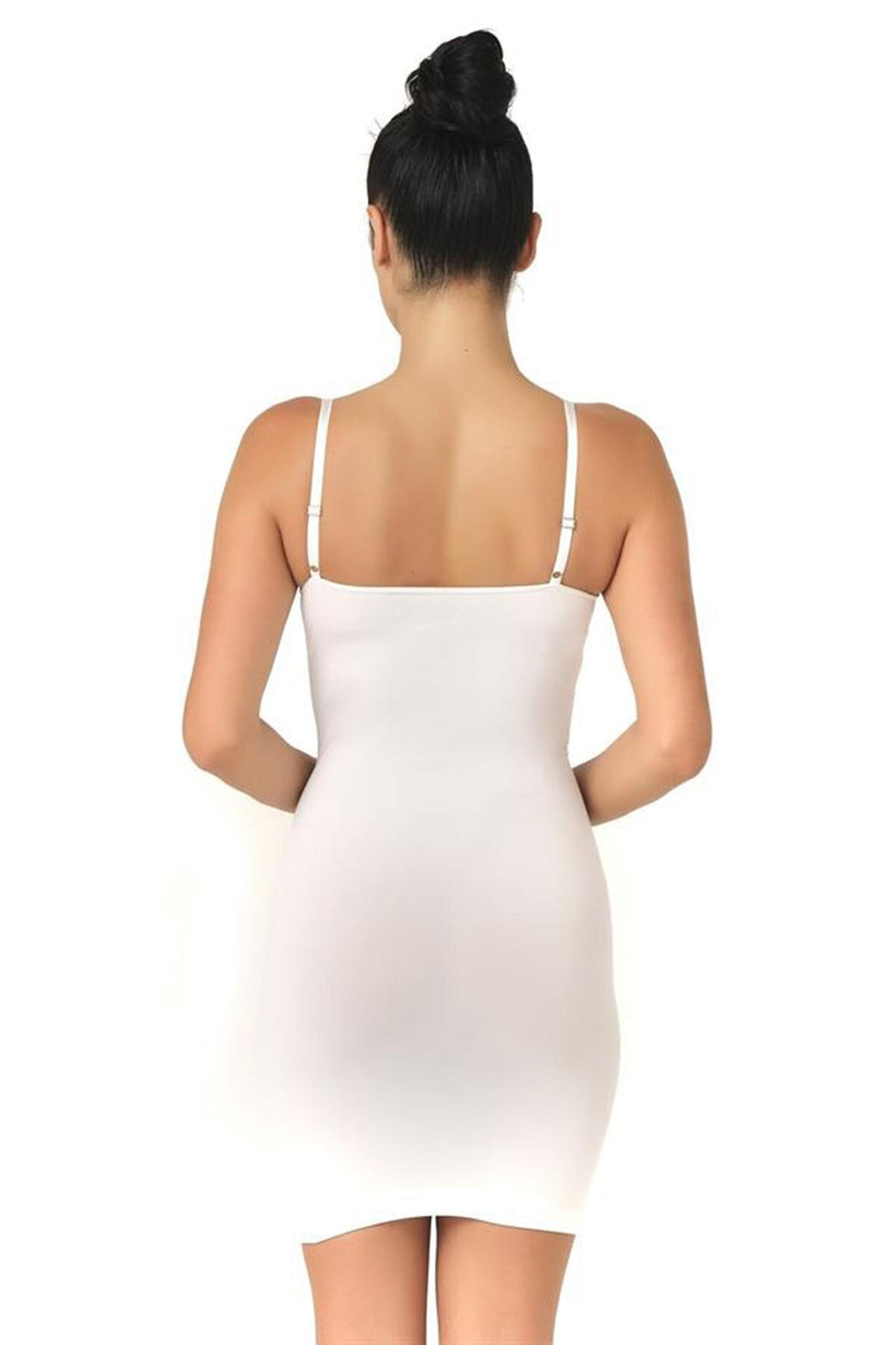 Seamless Postpartum Corset Dress White - 5060