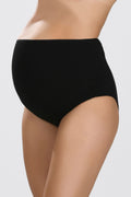 Smooth Modal Cotton Over-Bump Maternity Panties & Briefs Black - 540