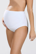 Smooth Modal Cotton Over-Bump Maternity Panties & Briefs White - 540