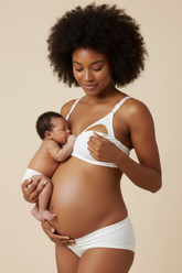 Cotton Nursing Bra Ecru - 6010