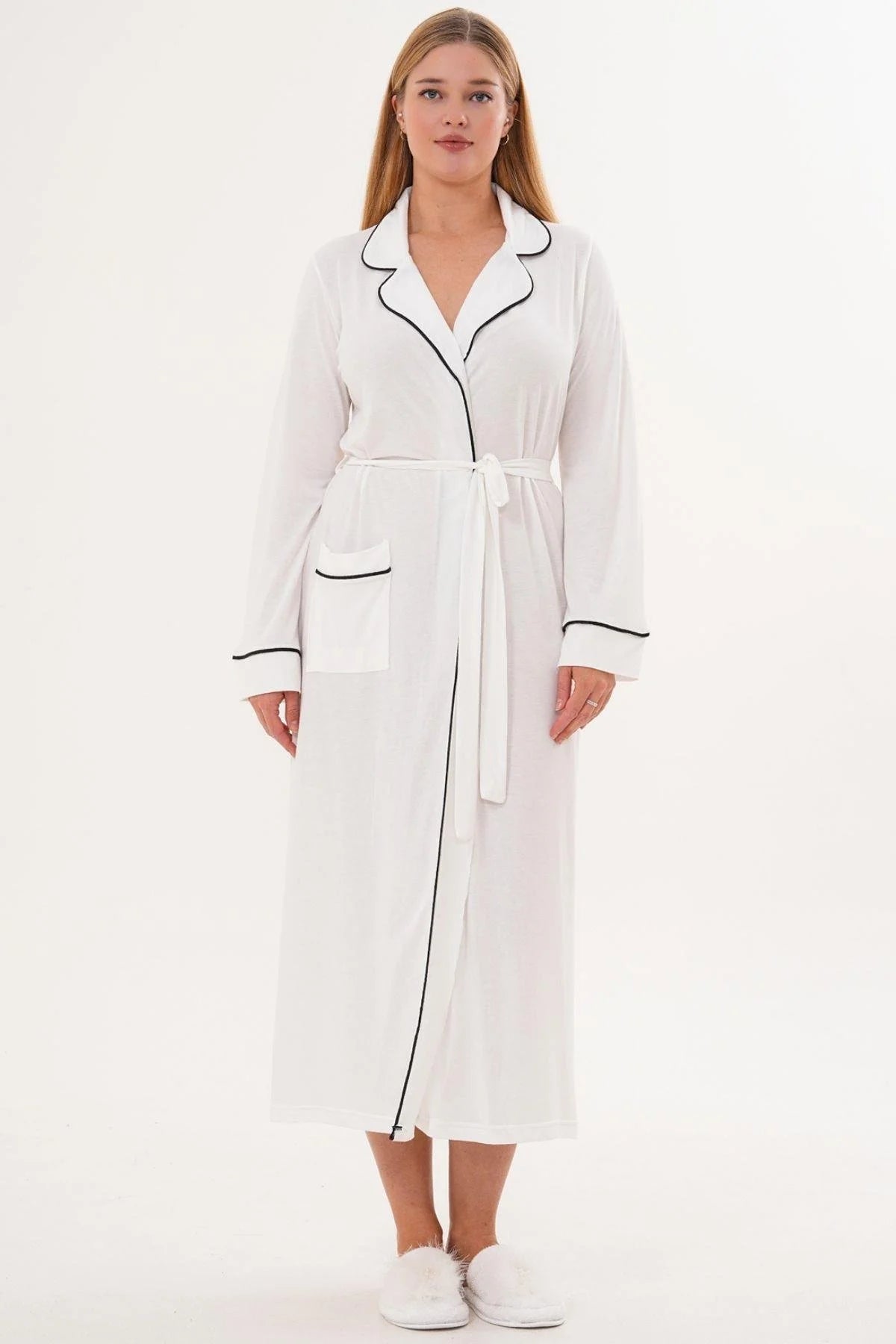 Bias Maternity Robe Ecru - 6309