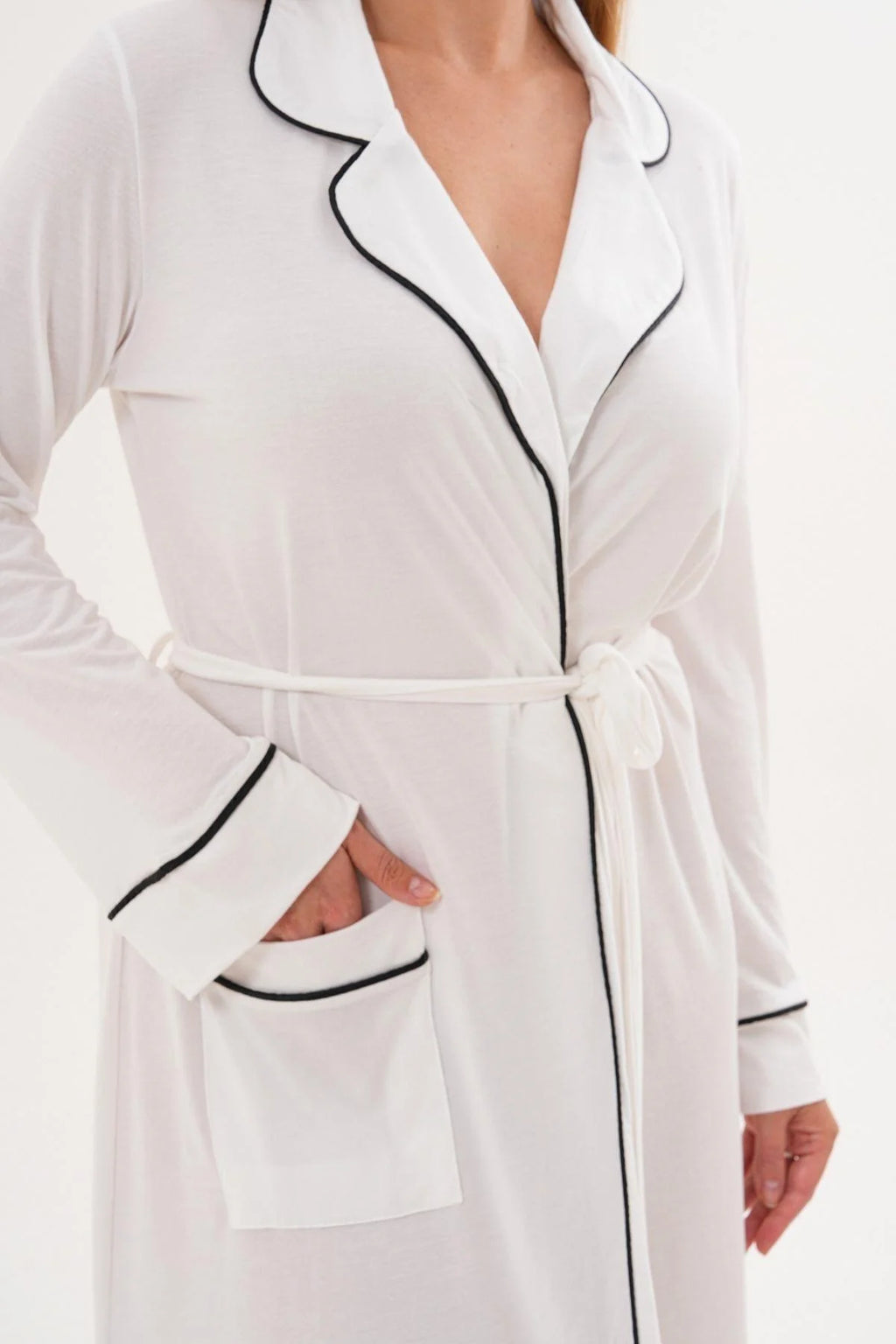 Bias Maternity Robe Ecru - 6309