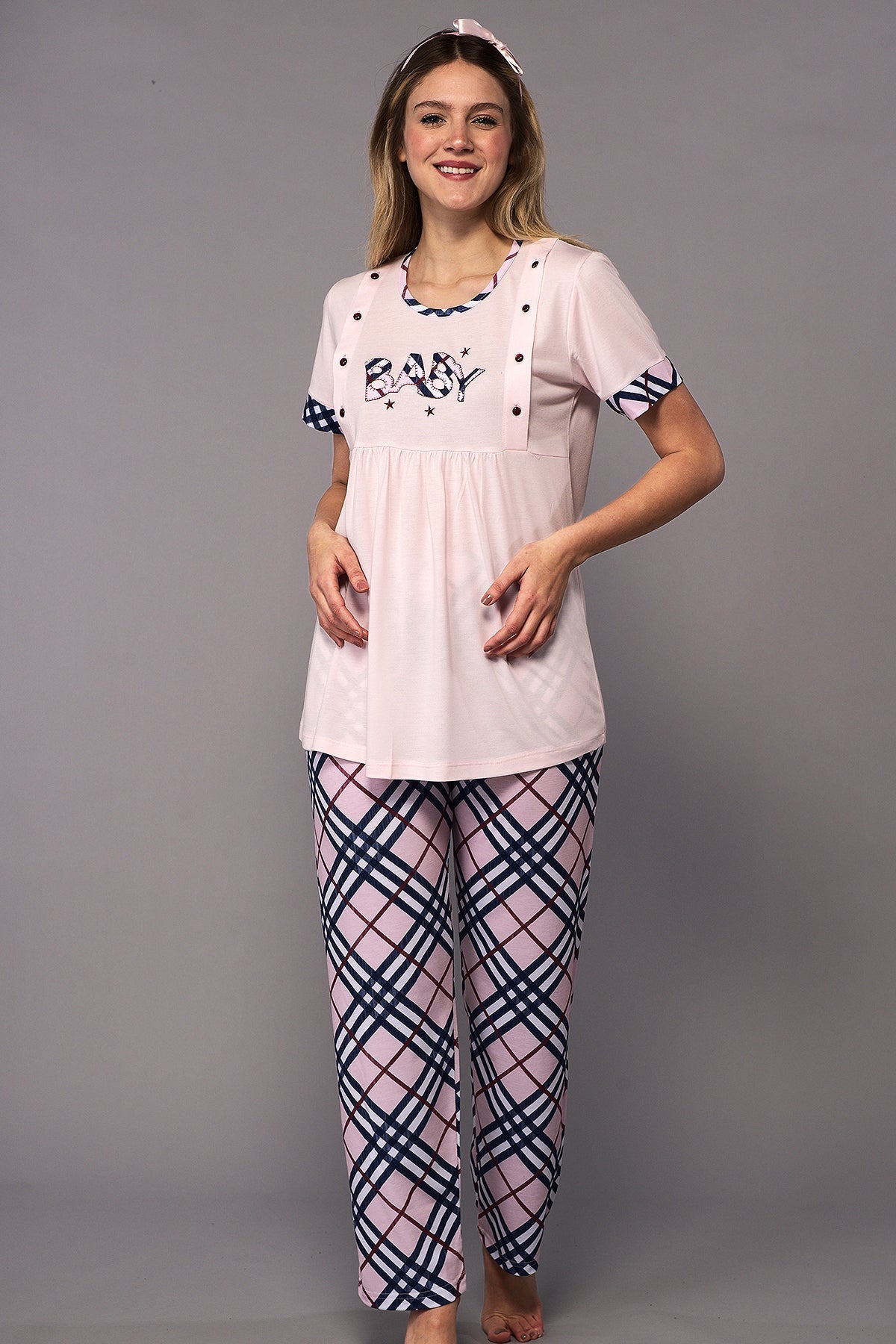 Baby Maternity & Nursing Pajamas Pink - 6322