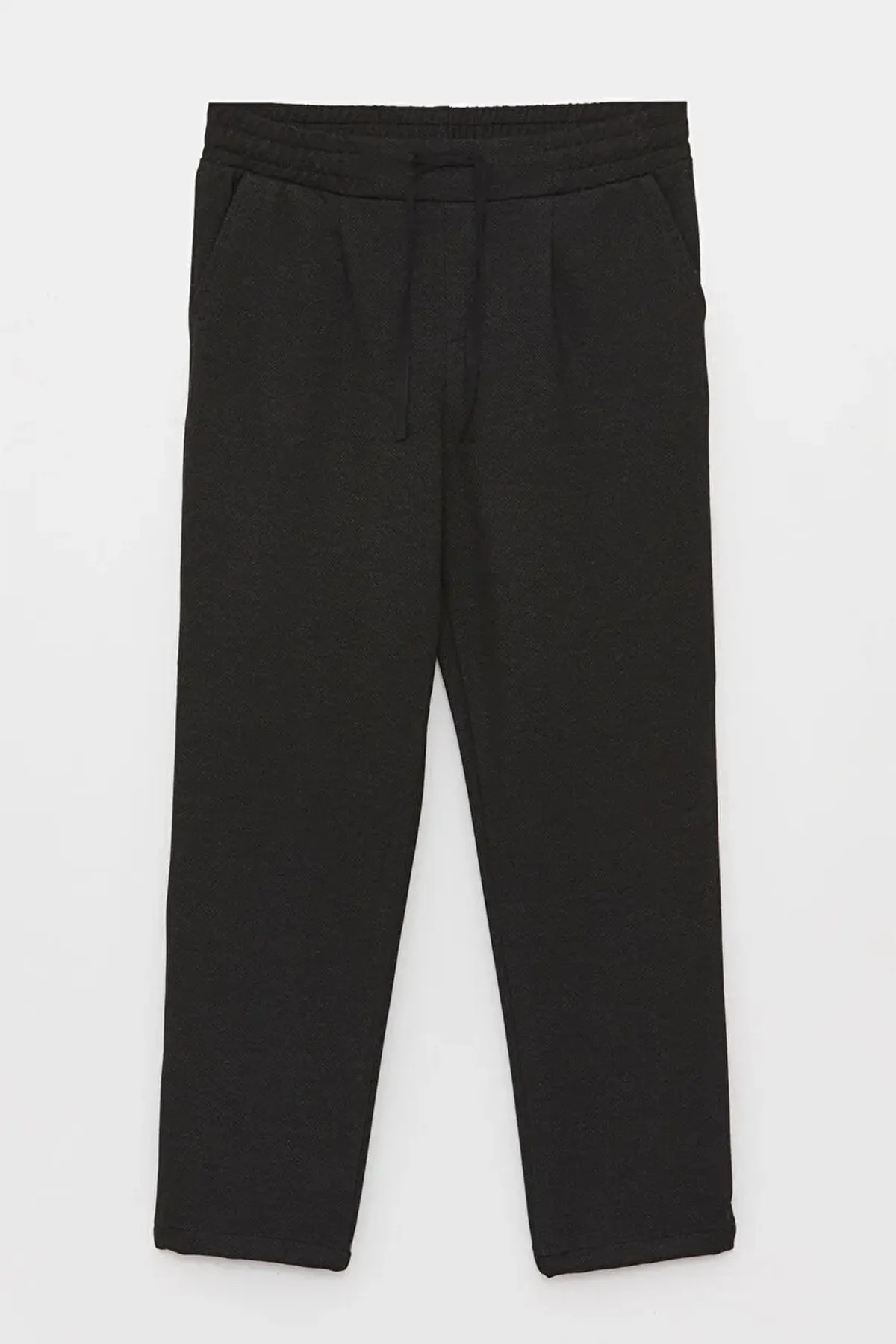 Elastic Waist Relaxed Fit Maternity Trousers Black - 8078