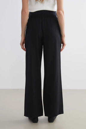 Belly Panel Maternity Trousers Black - 8314