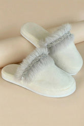 Feather Themed Postpartum And Bridal Slippers Grey - 9508