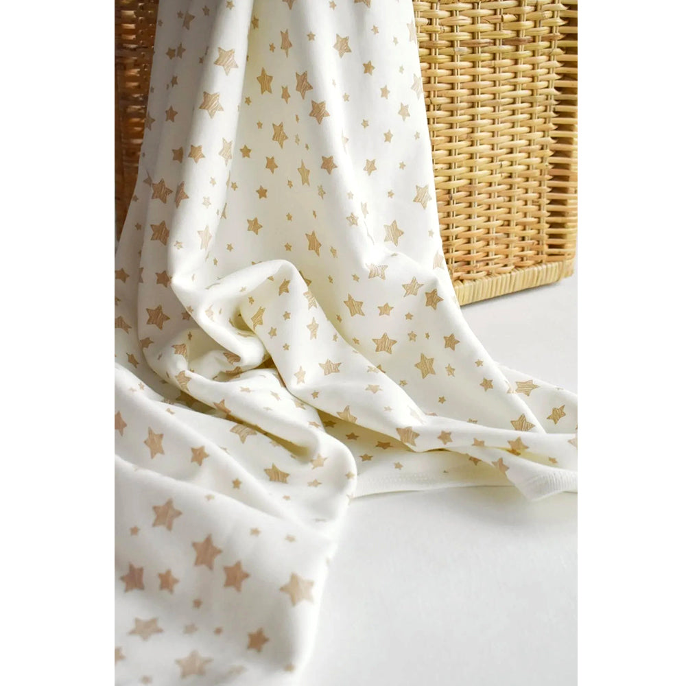 Star Themed Baby Blanket Ecru - BA040.5903