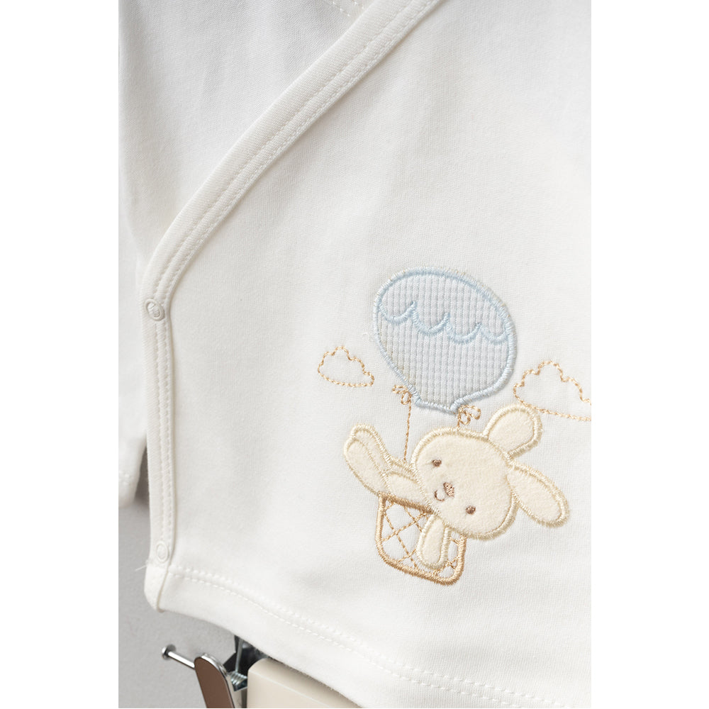 Balloon Bunny Themed Hospital Outfit 10-Piece Set Newborn Baby Boy Blue (0-6 Months) - B047.10110.01