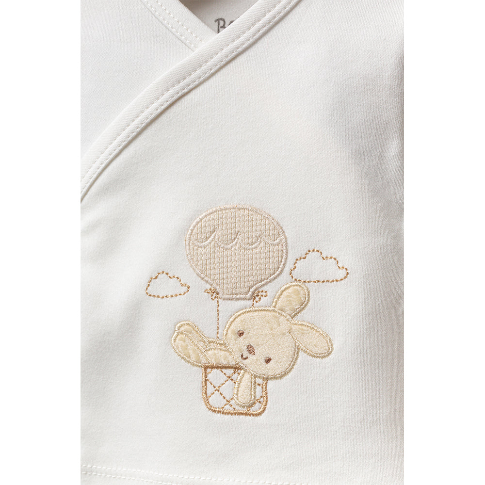 Balloon Bunny Themed Hospital Outfit 10-Piece Set Newborn Baby Ecru (0-6 Months) - B047.10110.15