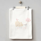 Bear and Chick Themed Quilted Baby Blanket Pink - B047.95099.02