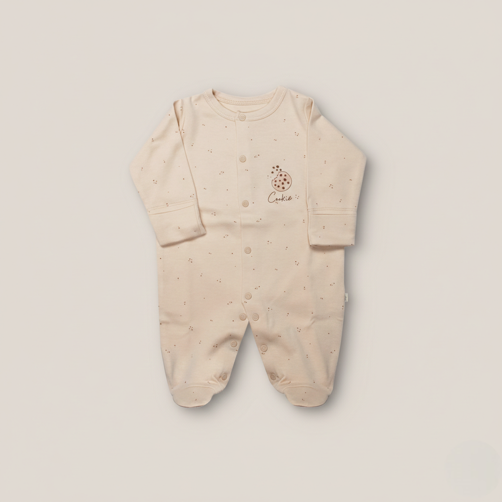 Cookies Make Happy Themed Hospital Outfit 10-Piece Set Newborn Baby Ecru (0-3 Months) - BI049.11113.03.323